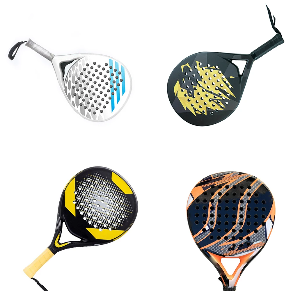 2022 New Model Manufacturer Price Customized Carbon Fiber Padel Racket  Beach Tennis Paddle