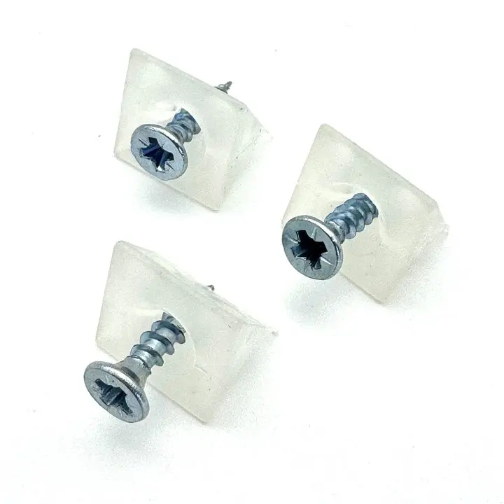 Держатель для полки с винтом пластиковым фитингом