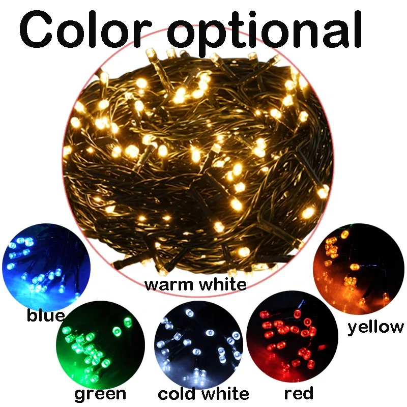 
2021 wholesale indoor and outdoor waterproof led Christmas string lights for garden Xmas tree home patio garden yard decor 