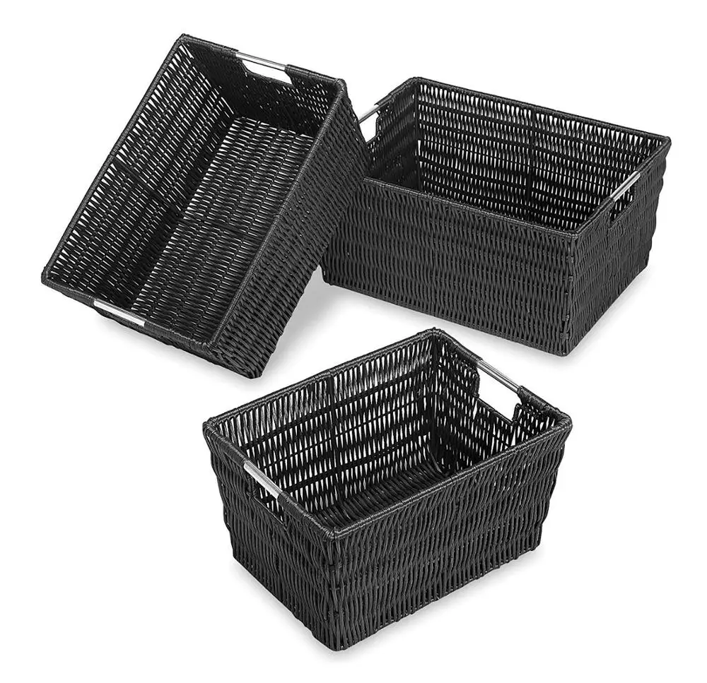 2019 Storage Carry Food Plastic Rattan Basket