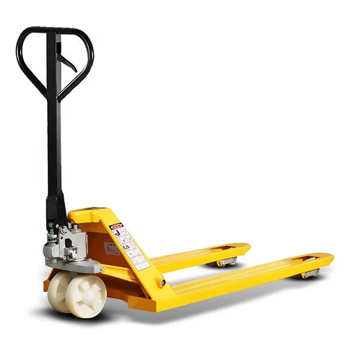 high lift scale all terrain manual battery hand truck electric pallet jack