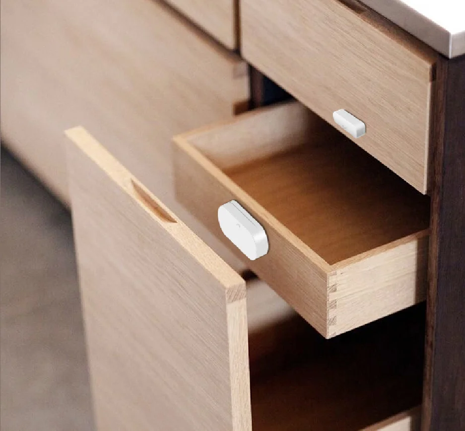 
Zigbee SmartLife Tuya Wifi Home Door and Window Magnetic Sensor Alarm Tuya wifi smart door sensor 