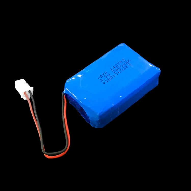 103040-2P rechargeable lithium-ion polymer battery 3.7v 2400mah pack