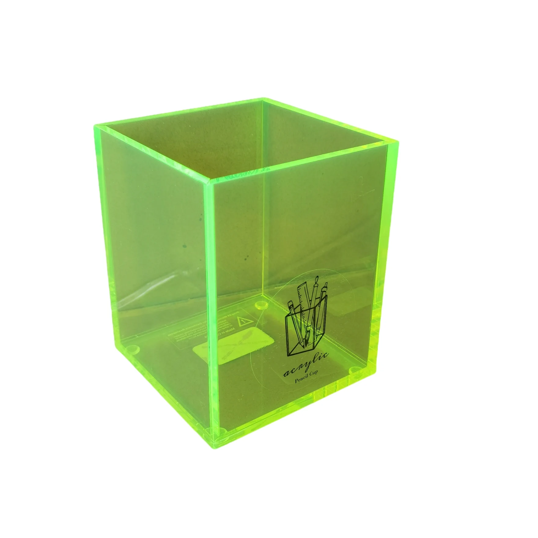 OEM Clear acrylic retail display rack Clear Display Stand Desktop Writing Pot Acrylic Pen Holder
