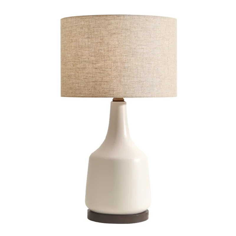 Ceramic Hotel Table Lamp Nordic Modern Bedroom Bedside Lamp Personality Living Room Lamps