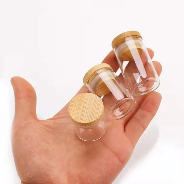 Mini Glass Bottle Cork 4ml 5ml 6ml 18ml 22ml  Storage For Sand Liquid Food Bottles Mini Glass Bottles