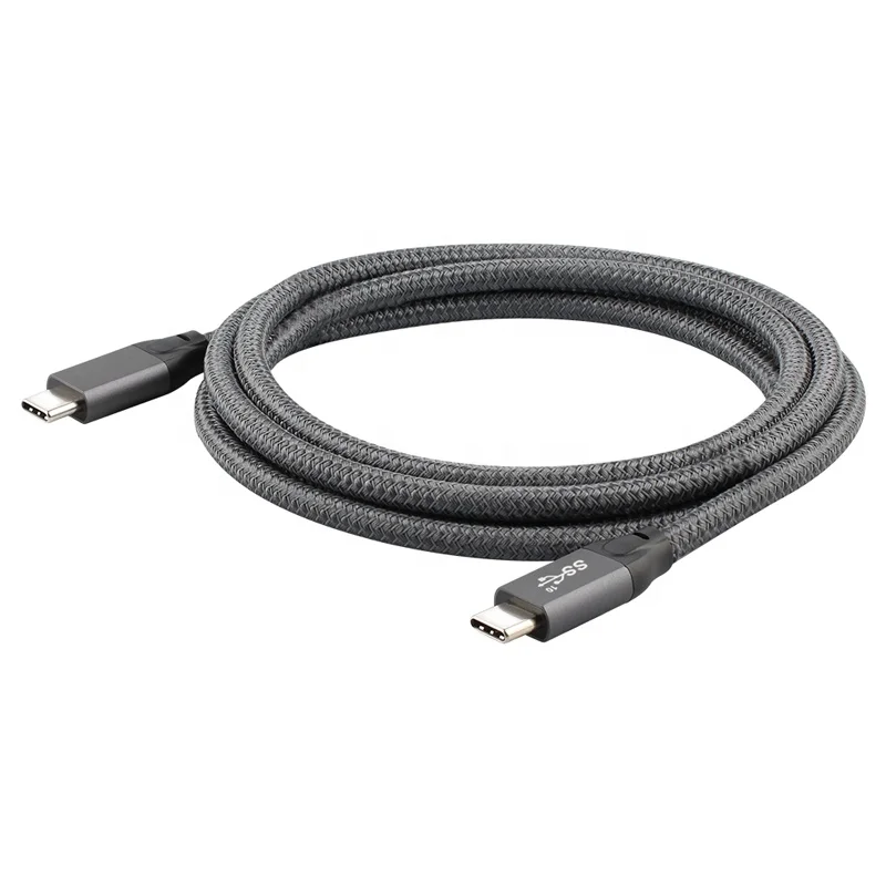 Кабель ult-unite USB 3 2 Gen 2x2 Type C 20 Гбит/с 5 А 100 Вт кабель C-USB 0 м 1 с чипом