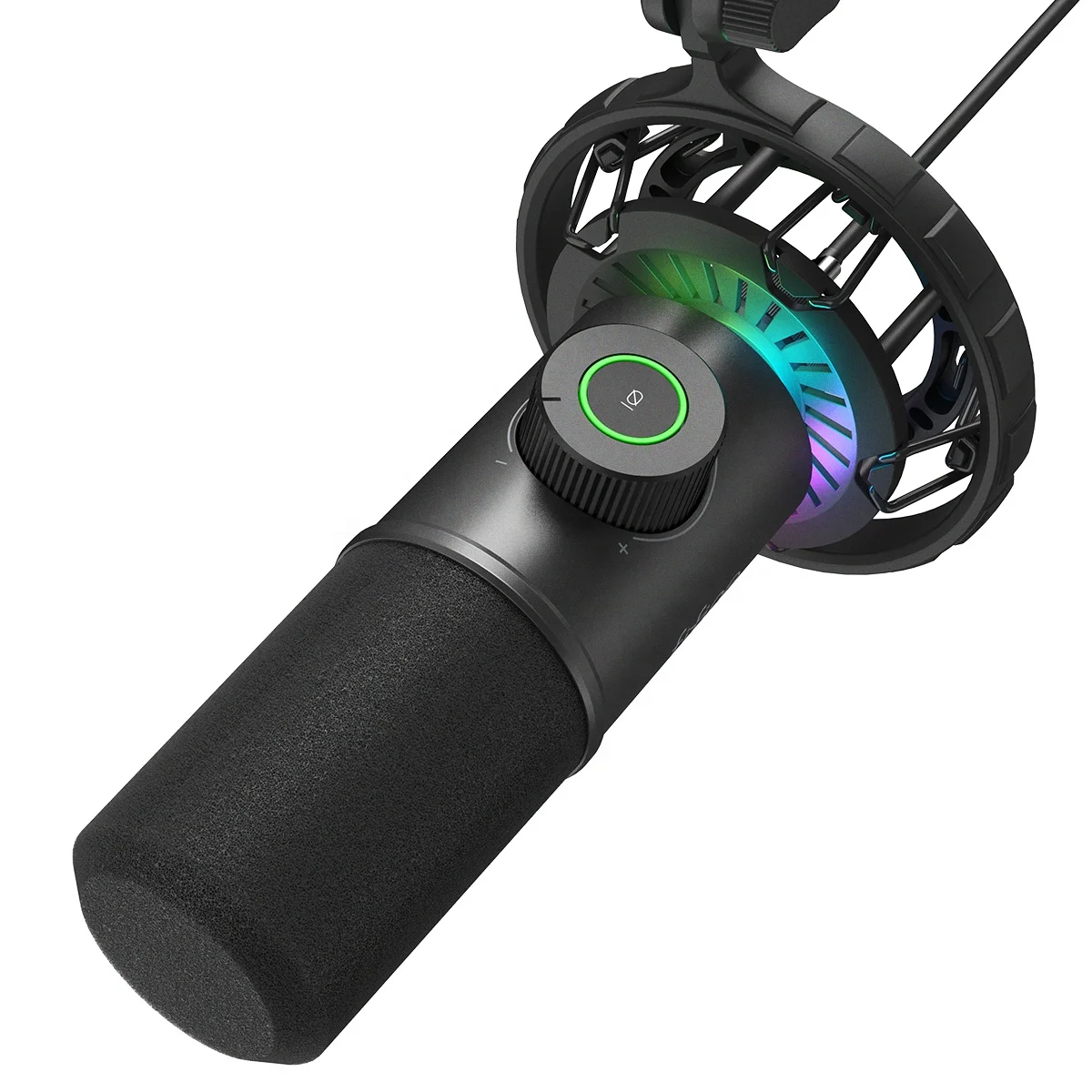 Fifine K658 Podcast записывающий Микрофон Студийный компьютерный игровой микрофон профессиональный динамический USB RGB