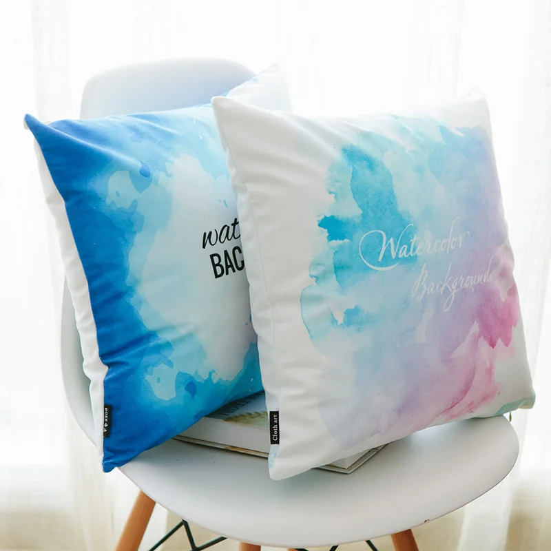 Mustard Yellow Pillow Covers Cotton Linen Decorative Square Throw Pillow Covers 18x18 Inch for Sofa Couch Decoration