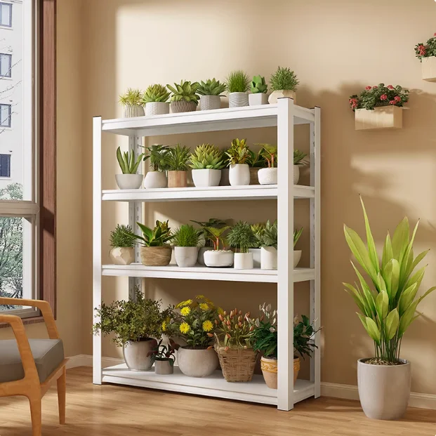 Balcony Iron Rack Flower Pot Rack Balcony Living Room Display Flower Stand Wedding Decoration Metal Flower Stand