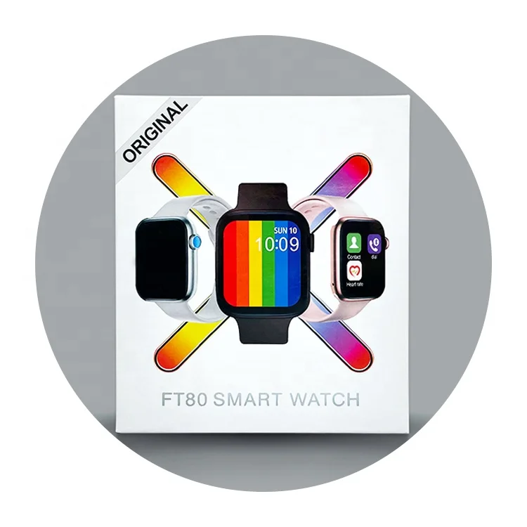 FT80 Smart Watch 1.54 Inch Screen Sport Bracelet Series 5 6 Seri FT 30 50 80 Reloj IWO Smartwatch