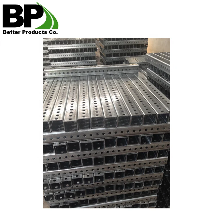 Telescoping Square Post Sign Support Systems Telescopic With Holes