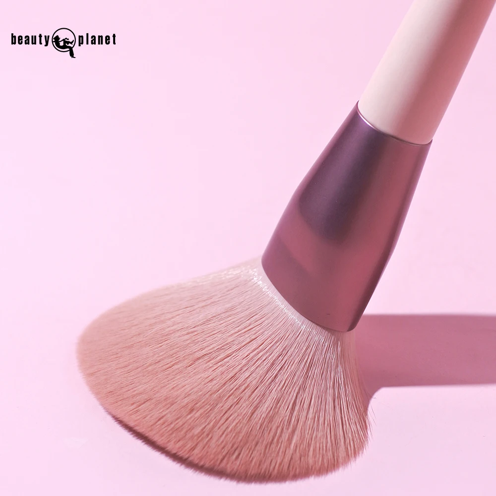 Beauty Planet 12Piece Pink Makeup Brush Set With Bag Private Label Professional Eyeshadow High Quality Pink Makeup Brush Set