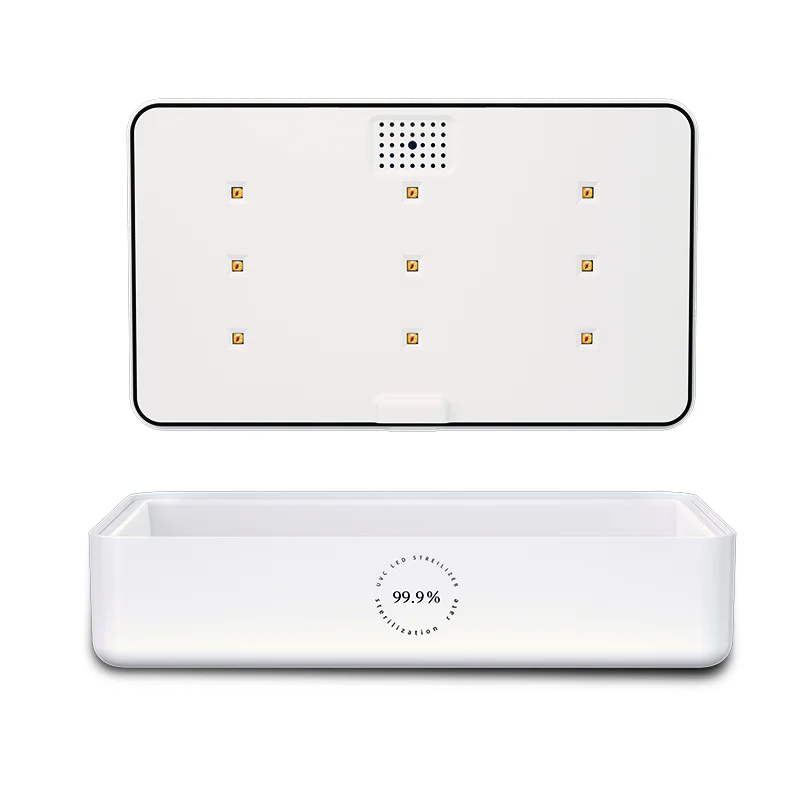2020 многофункциональное высококачественное беспроводное зарядное устройство для УФ-дезинфекции