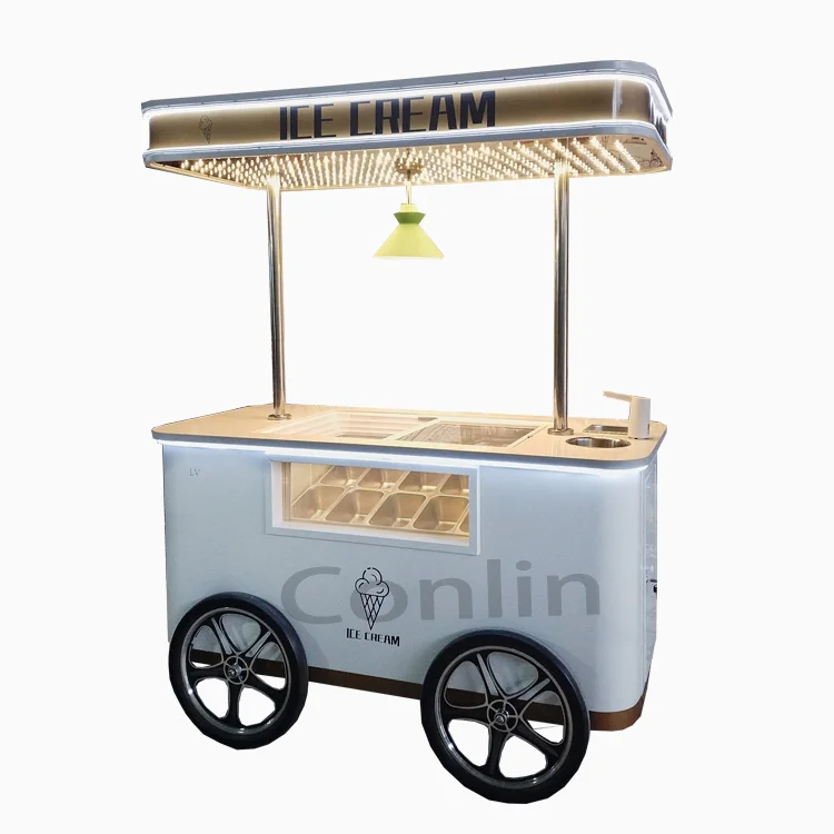 Hot selling electric scooters commercial ice cream machine ice cream carts for sale