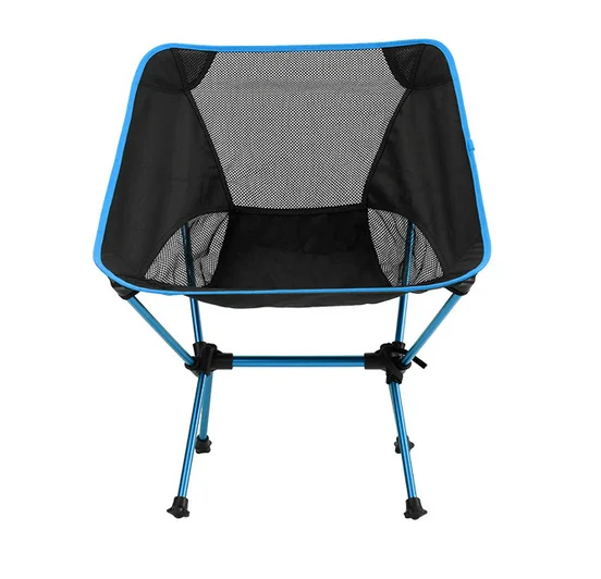
Portable Camping Chair with Adjustable Height Compact Ultralight Folding Backpacking Quad Chairs with Carry Bag 