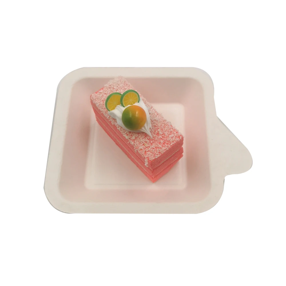 Biodegradable sugarcane packaging Turkey tray disposable Customizable Waterproof Eco Friendly Bagasse Raw meat tray