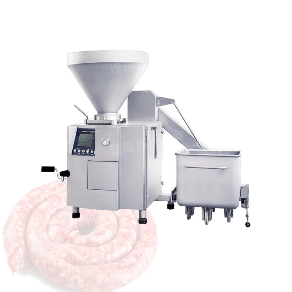 Vacuum Black Pudding Stuffing Equipment Food Processing Machine for Salami Sausage Filler