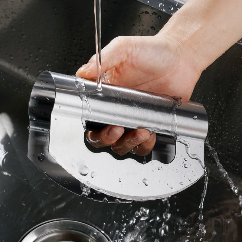 Salad Chopper Knife With Double Blade Protective Covers Salad Cutter Mezzaluna Salad Chopper