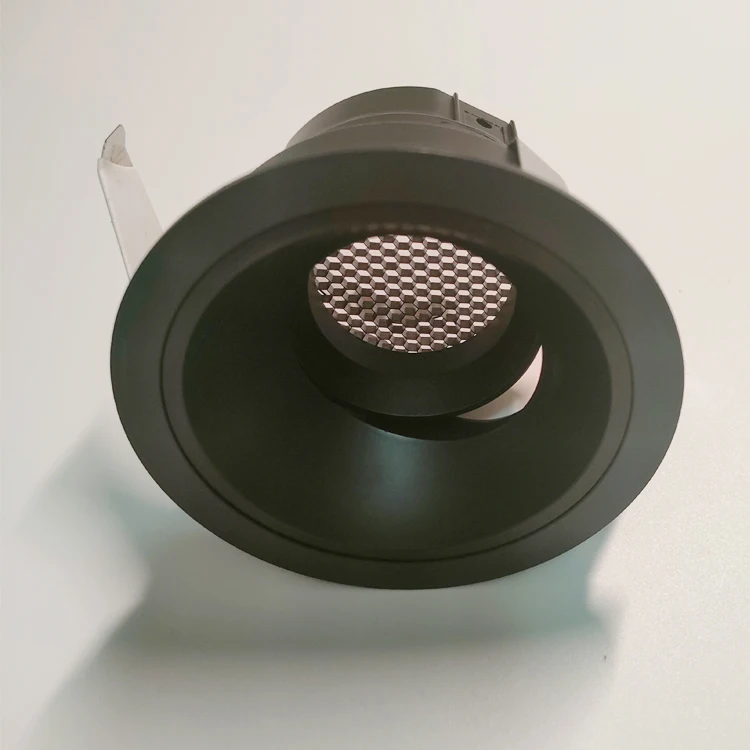Wellsen Adjustable Single Head Aluminum Gu10 Fixture Mr16 Frame Black White Recessed Down Light Housing