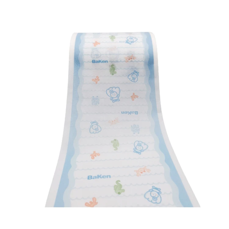 Chinese Factory Export brushed Frontal Tape Raw Material pp frontal tape pp frontal tape for diaper