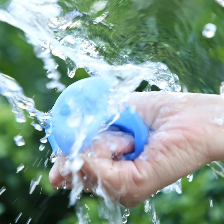 Custom Latex Kid Baby Happy Easy Fill Self Sealing Closed Refillable Silicone Reusable Water Bomb Balloons Quick Fill