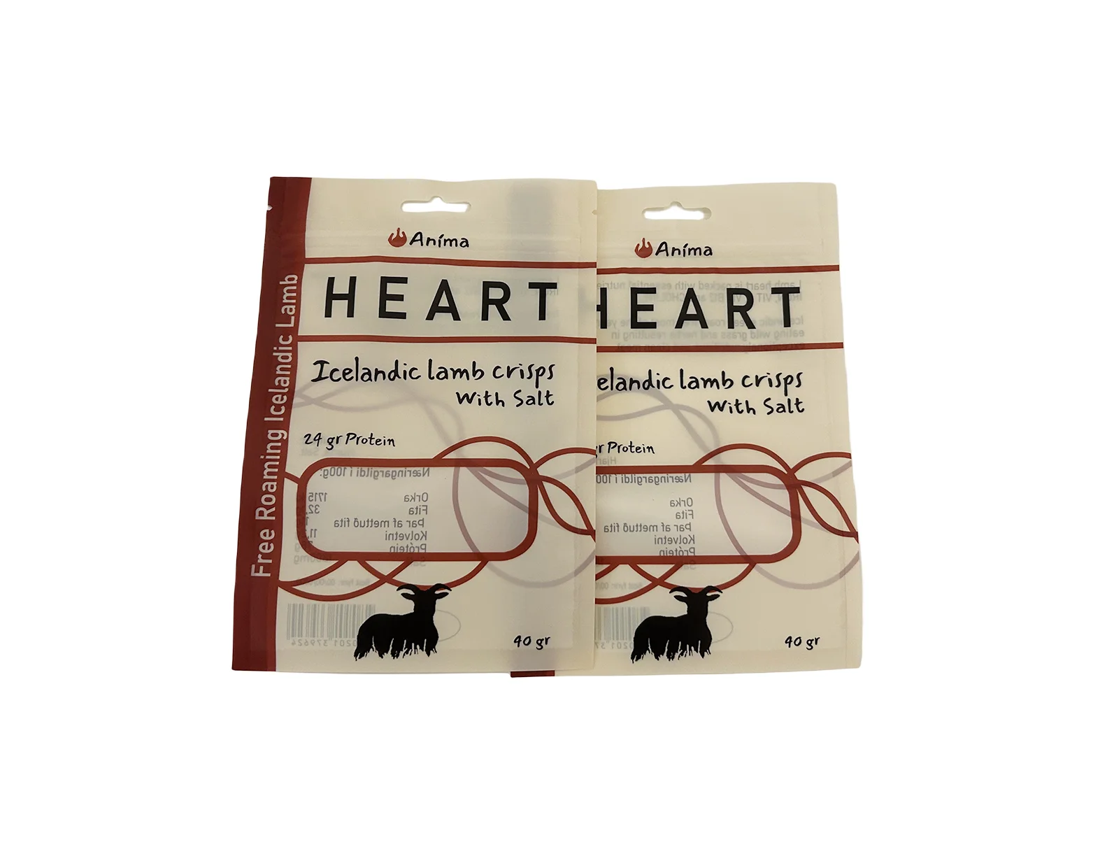 Custom Low MOQ 3 Side Seal Flat Pouch Bag Heat Sealable Ice Lamb Crisps Plastic Zipper lock Packaging Bag Matt Front Window