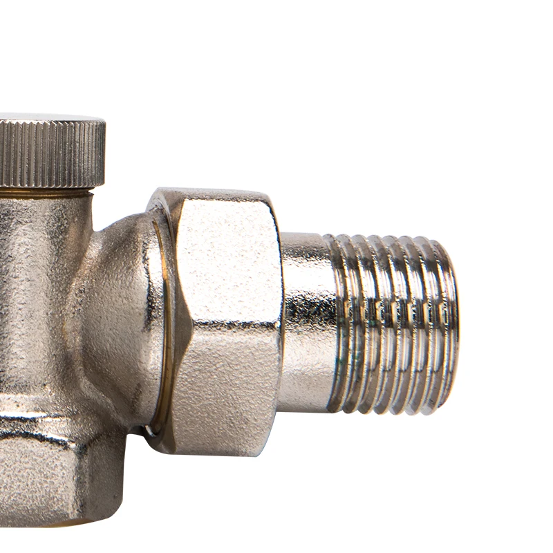 AVONFLOW Keymark Chrome  straight Thermostatic Radiator Valve TRV for towel radiator