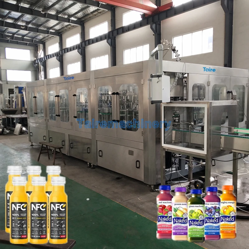 Taire factory automatic soy sauce apple vinegar filling and capping machine bottling line liquid