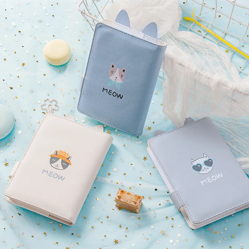 Custom Logo Printing  Pu Leather Soft Cover cute notebook A5 Blank Journal Manufacturer