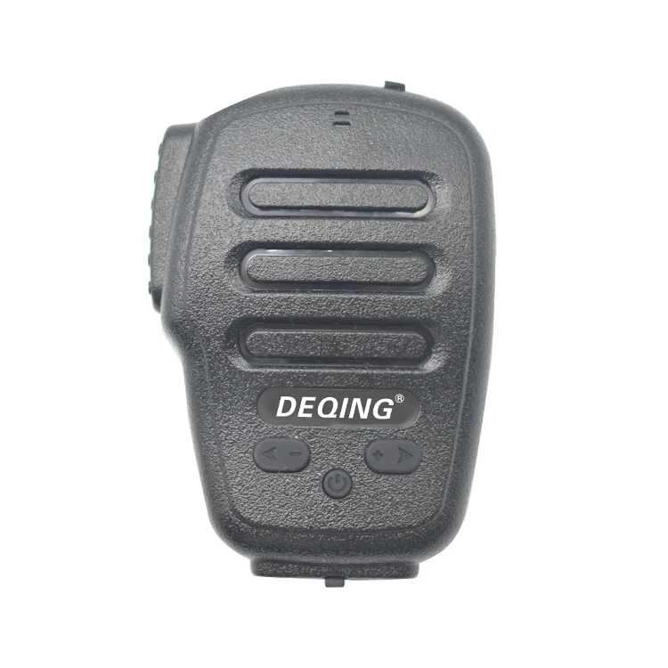 DEQING OEM Zello Walkie Talkie remote speaker microphone two way radio bluetooth speaker mic for hytera Z1P PD605  Walkie Talkie