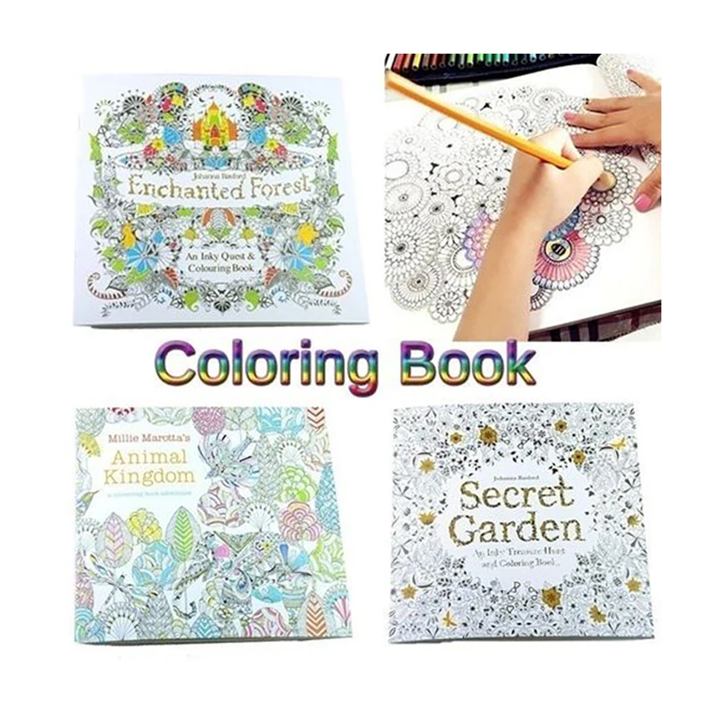 Produce cheap custom coloring book printing for adults