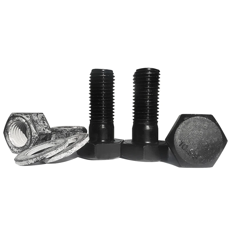 ANSI/ASME Large Hex Head Bolt High Strength Bolts With Large Hexagon Head For Steel Structures Steel Structure Bolts