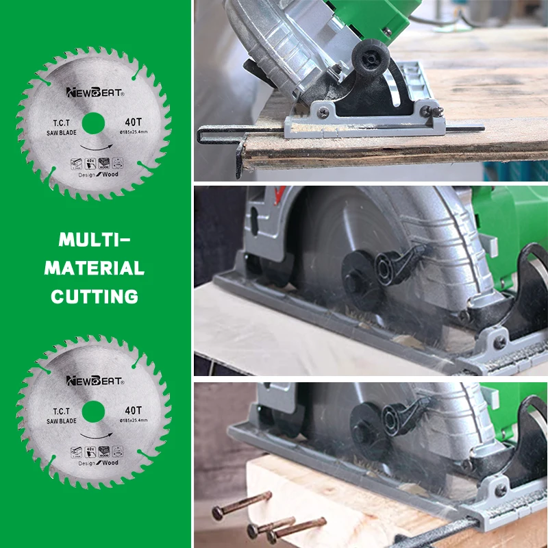 NewBeat 220V 185mm Mini Portable Wood Metal Cutting Machine Hand Power Electric Circular Saw Tools