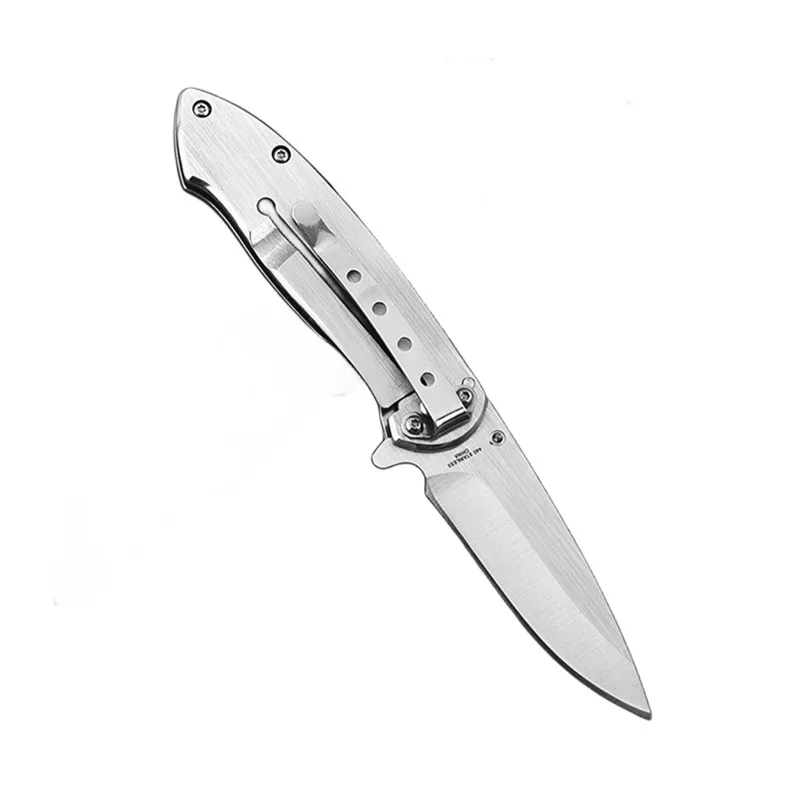Pocket  Folding Knives with Clip and Stainless steel Handle for Camping and Hiking