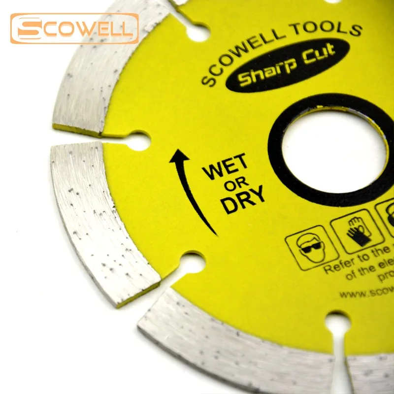 4 inch Marble granite Stone cutting Disc Diamond saw blade Dry Cutting Blades For Concrete