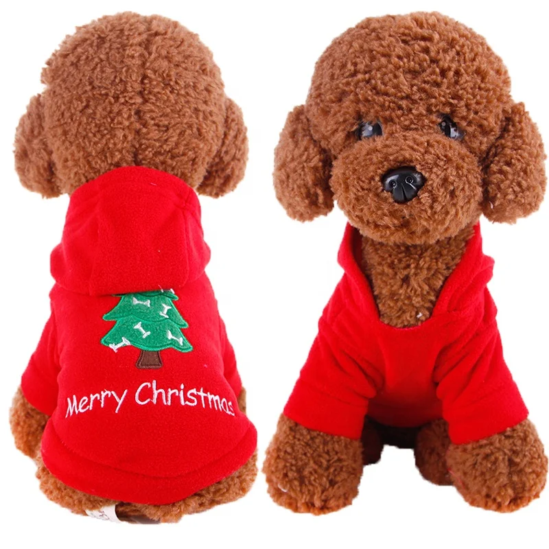 Wholesale Fashion Merry Christmas Ropa De Perro Puppy Dog Hoodie Pet Clothes