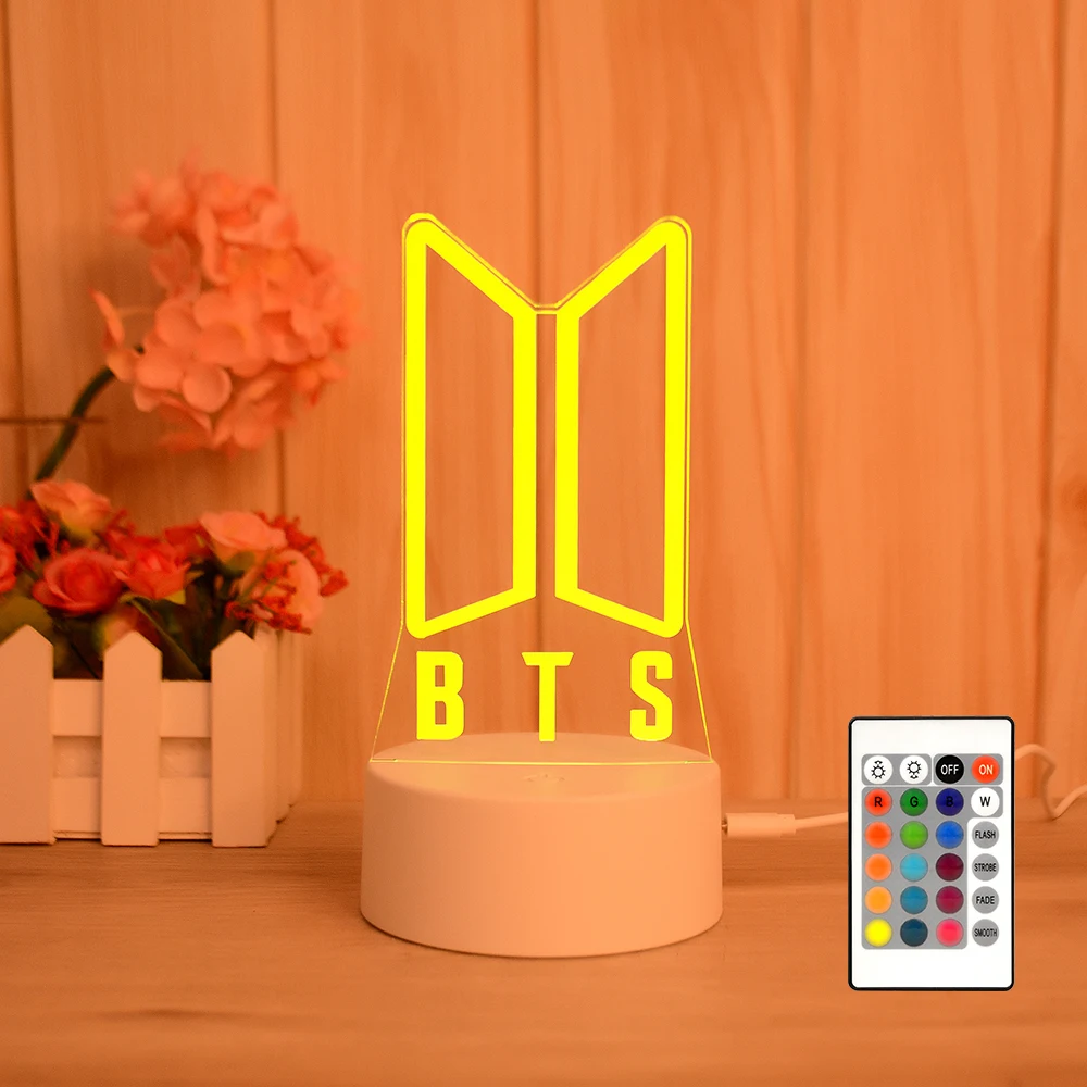 Remote/Touch/switch Control 3D LED Night Light Lovely Gifts For Kids Xmas Decor