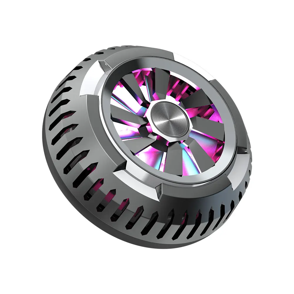 new design mobile gaming cooling fan x6 semiconductor magnetic mobile phone radiator