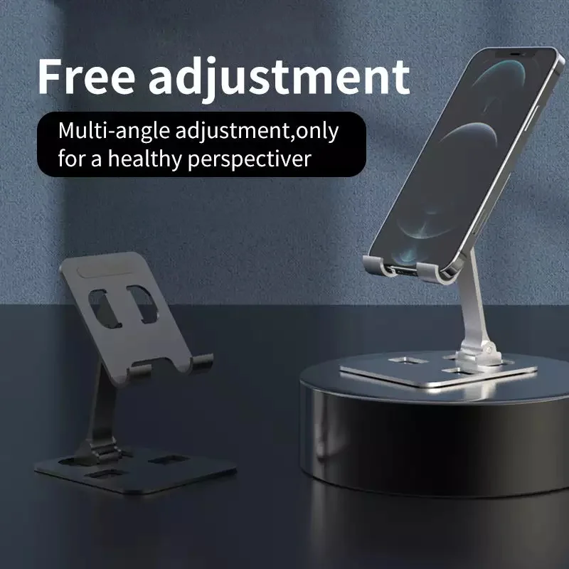 2022 New Universal China Foldable Aluminum Alloy Mobile Phone Holder Portable Adjustable Tablet Stand