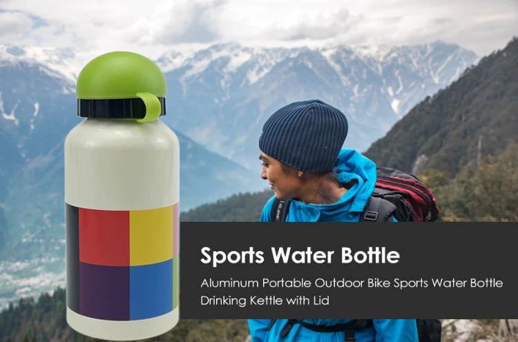 Wholesale Outdoor Sport Bicycle Metal Drinking Bottle Packaging 500ml 750ml 1l Sports Water Bottle Custom Logo Aluminum Bottle