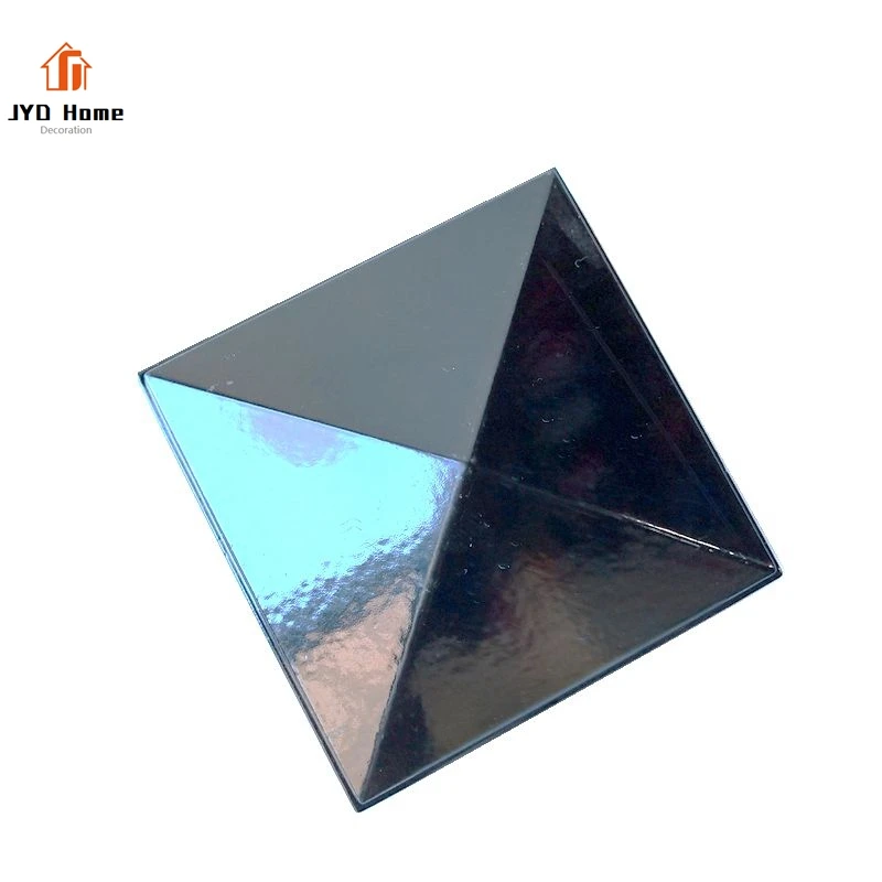 2020 Popular Pyramid Black 6x6 Aluminium Fence Post Cap