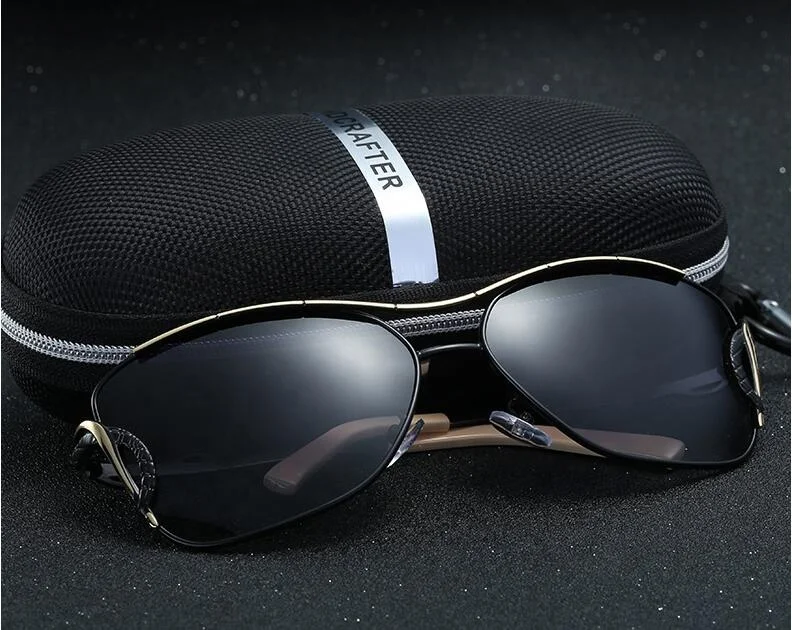 Wholesale custom logo beautiful popular metal sunglasses, women sun glasses, polarized sunglasses men