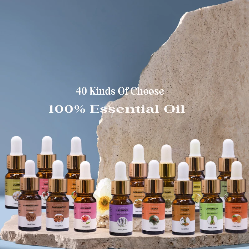 MSDS Certified 100% Natural Aromatherapy Essential Oil With Private Label Ylang Ylang Cedarwood Bergamot Black Pepper Basil 10ml