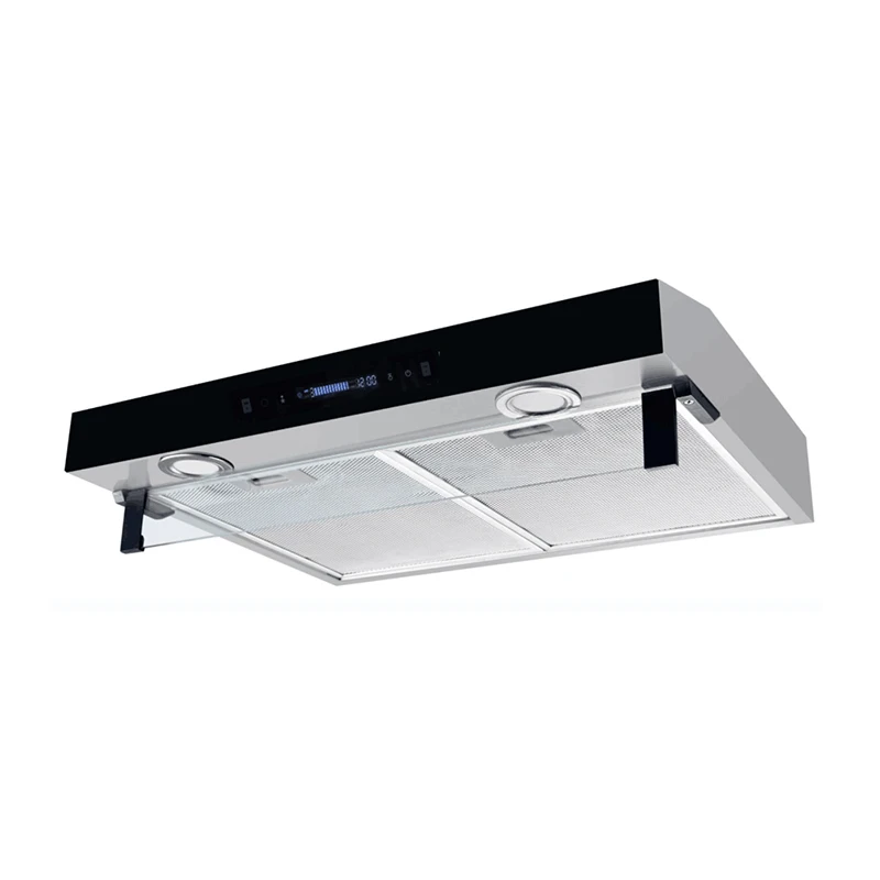 Built In Stainless Steel Kitchen Hood Smart Touch Control Motion Sensor Auto Clean Cooker Hoods