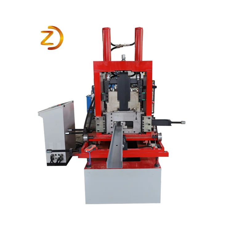 Metal 80 300mm c purlin roll forming machine c purlin punch machine manufacturers