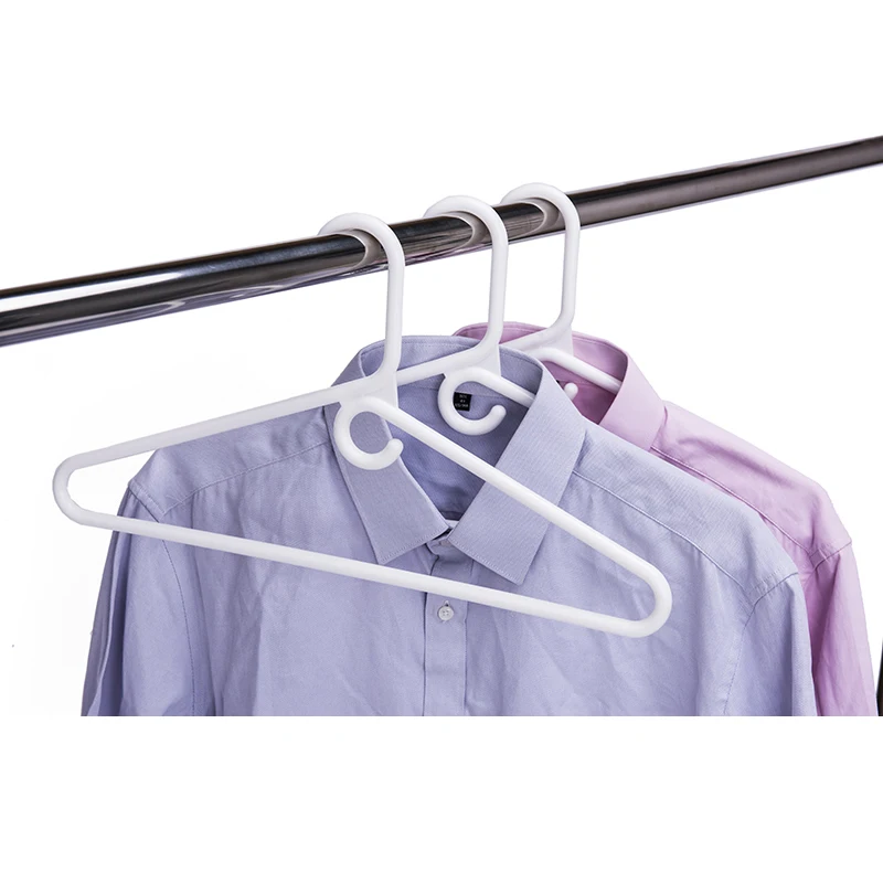 High quality thick clothes plastic cloth suit hanger, hangers for cloths plastic (1600133203461)