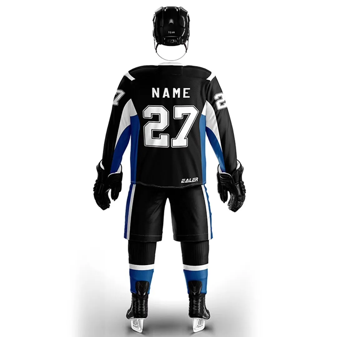 cheap sublimated printing custom hockey hoodie jersey
