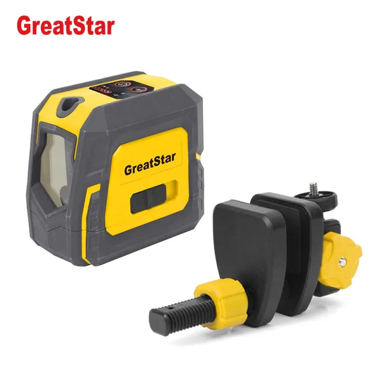  Hot Selling Laser Beam Self-Leveling 10M Cross Line Vertical Horizontal Measuring Tool with Plumb