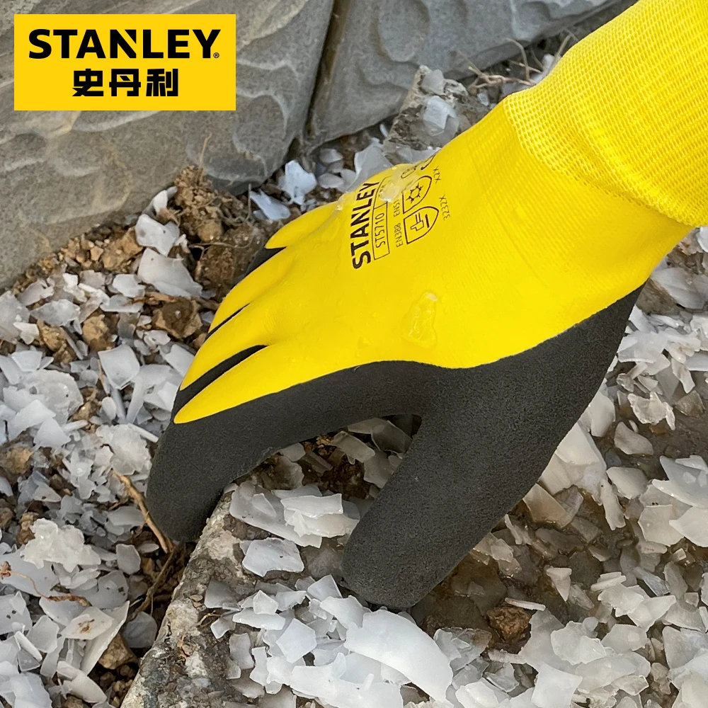 Double Layer Full Latex Coating Anti-slip Abrasion and Tear Resistant Cold Resistant and Warm Keeping For Outwork